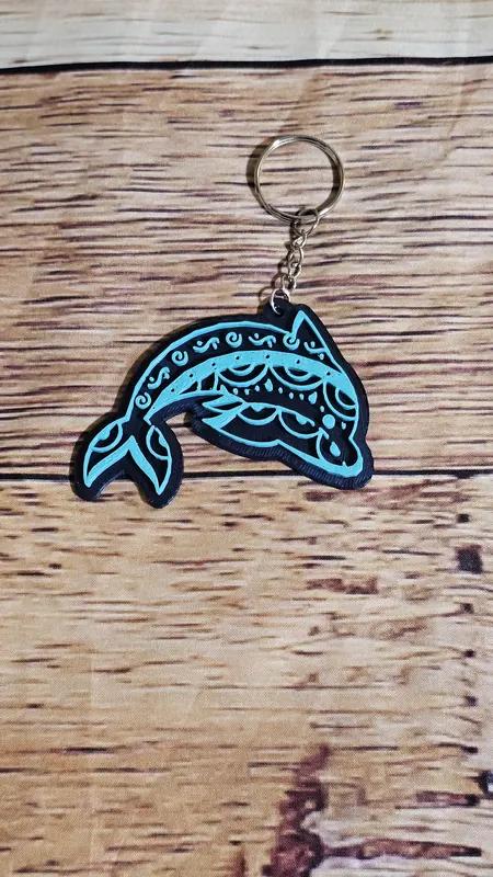 Custom Keychain - Personalized 3D printed keychain
